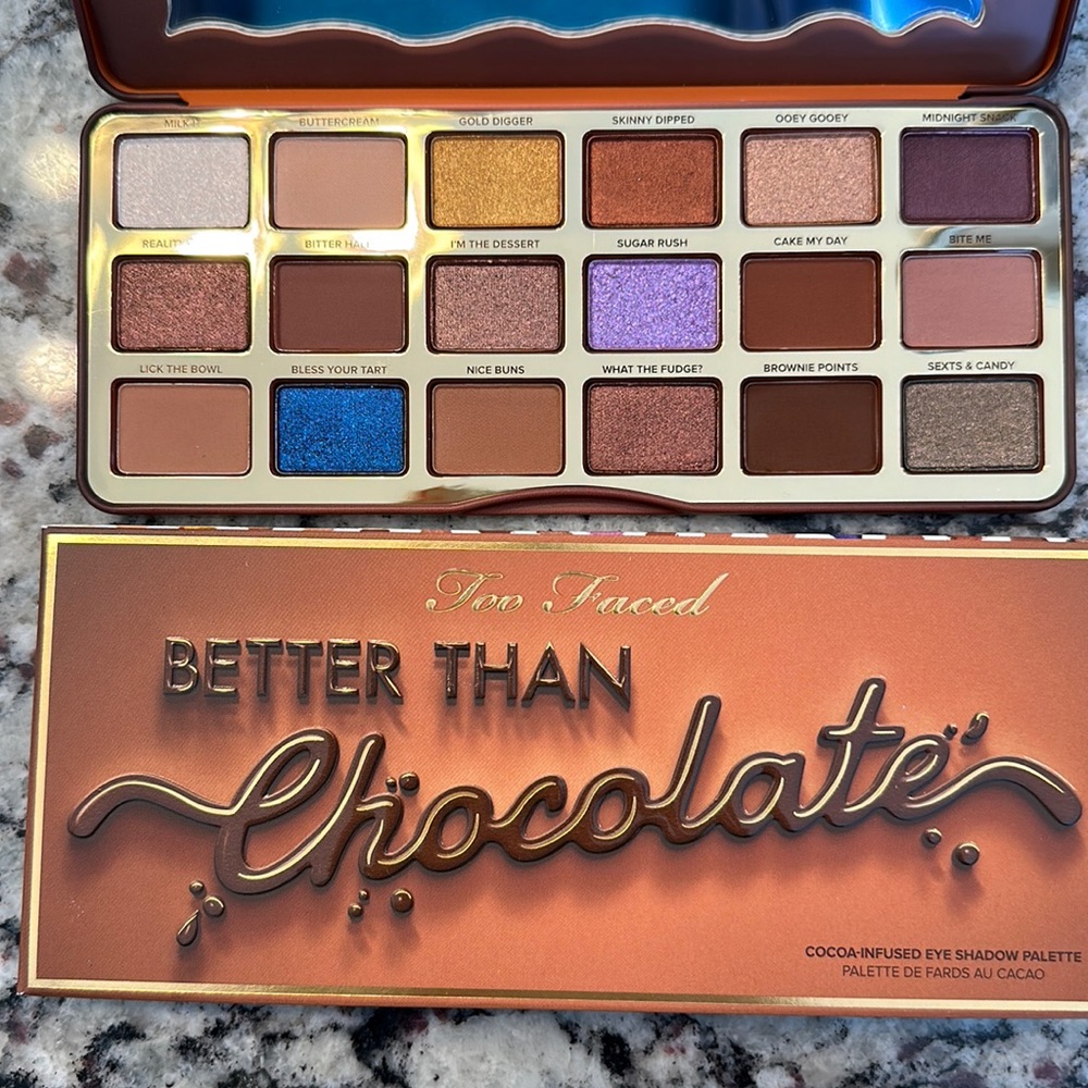 NIB Too Faced - Better Than Chocolate Eye Shadow Palette